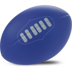 PALLINA DA RUGBY ANTISTRESS IN PU Blu