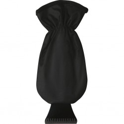 RASCHIETTO PER GHIACCIO IN PLASTICA E POLIESTERE Nero