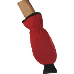 RASCHIETTO PER GHIACCIO IN PLASTICA E POLIESTERE Rosso