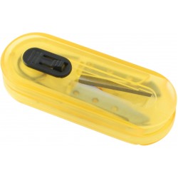 * SET CUCITO DA VIAGGIO Trasparente/Arancio