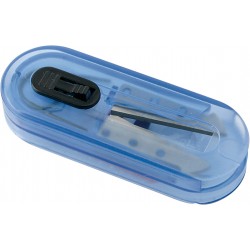 * SET CUCITO DA VIAGGIO Trasparente/Blu