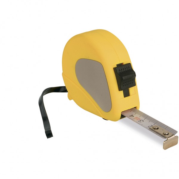 FLESSOMETRO DA 3 METRI IN PLASTICA Giallo