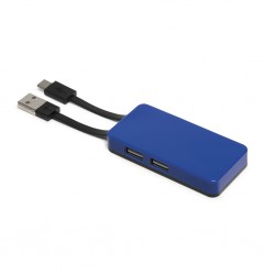 CONNETTORE USB A 4 PORTE IN PLASTICA