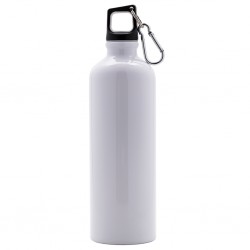 BORRACCIA DA 750 ML IN ALLUMINIO E PLASTICA Bianco