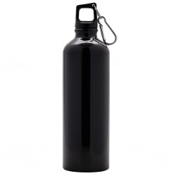 BORRACCIA DA 750 ML IN ALLUMINIO E PLASTICA Nero