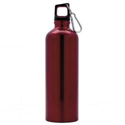 BORRACCIA DA 750 ML IN ALLUMINIO E PLASTICA Rosso