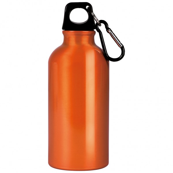 BORRACCIA DA 400 ML IN ALLUMINIO E PLASTICA Arancione