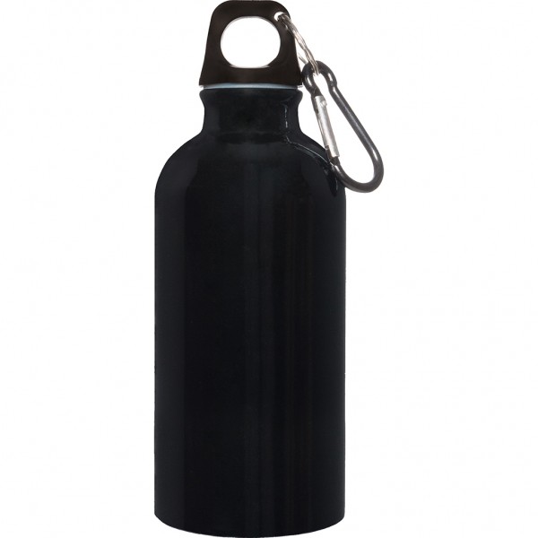 BORRACCIA DA 400 ML IN ALLUMINIO E PLASTICA Nero