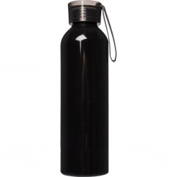 BORRACCIA DA 650 ML IN ALLUMINIO, PLASTICA E SILICONE Nero