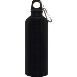 BORRACCIA DA 500 ML IN ALLUMINIO E PLASTICA Nero