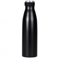 THERMO 500 ML CON DOPPIA PARETE ISOLANTE IN ACCIAIO INOX Nero