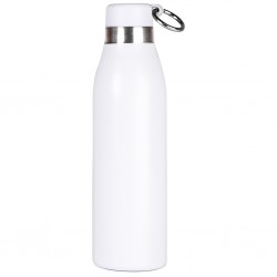 THERMO 500 ML CON DOPPIA PARETE ISOLANTE IN ACCIAIO INOX Bianco