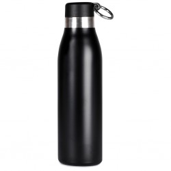 THERMO 500 ML CON DOPPIA PARETE ISOLANTE IN ACCIAIO INOX Nero