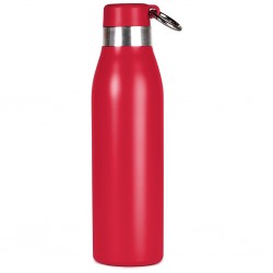 THERMO 500 ML CON DOPPIA PARETE ISOLANTE IN ACCIAIO INOX Rosso