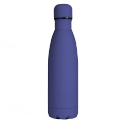 THERMO 500 ML SOFT TOUCH CON DOPPIA PARETE ISOLANTE IN ACCIAIO INOX Blu navy