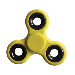 FIDGET SPINNER IN PLASTICA E METALLO Giallo