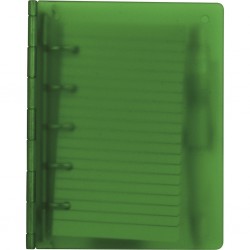 BLOCCHETTO PER APPUNTI IN CARTA E PLASTICA Trasparente/Verde