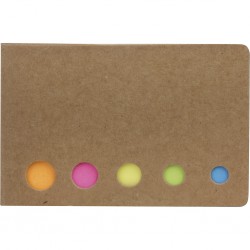 SET SEGNALIBRI ADESIVI IN CARTA - IMBALLI: 1000/100 MISURE: 8, Marrone