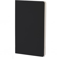 BLOCCO PER APPUNTI IN CARTA E CON COPERTINA MORBIDA IN PU Nero