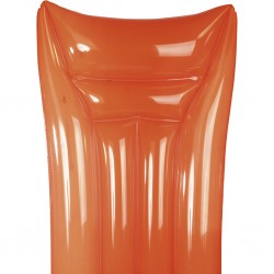 MATERASSINO GONFIABILE IN PVC - IMBALLI: 20/20 MISURE: 18 Trasparente/Arancio