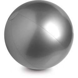PALLONE DA SPIAGGIA GONFIABILE IN PVC - IMBALLI: 100/100 MISURE: Ø  28 Grigio