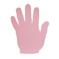 MANO IN EVA - IMBALLI: 100/50 MISURE: 4 Rosa