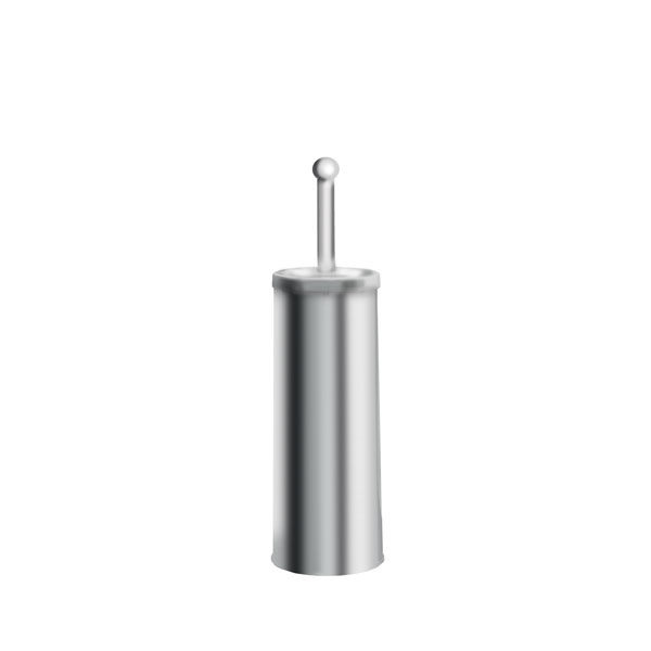 Portascopino d’appoggio Basic Metal satinato IGO-MDL101805