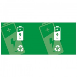 Etichetta per pile esauste contenitore Casper IGO-MDL774510