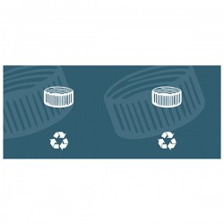 Etichetta per tappi contenitore Casper IGO-MDL774512