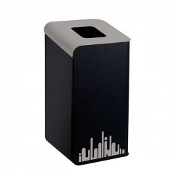 Gettacarte Rubik Evo per la raccolta differenziata 80 lit. grigio IGO-MDL789292 
