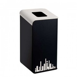 Gettacarte Rubik Evo per la raccolta differenziata 80 lit. bianco IGO-MDL789293