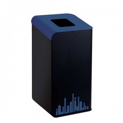 Gettacarte Rubik Evo per la raccolta differenziata 80 lit. blu IGO-MDL789295