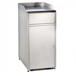 Contenitore con sportello basculante Mec Maxi acciaio inox IGO-MDL789000