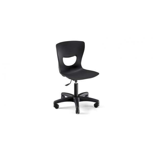 Sedia Dory con scocca in PP nera IGO-ELT/SG410N