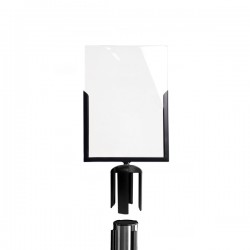 Porta avvisi IW-STOP52 formato A4 verticale per colonnina tendilinea