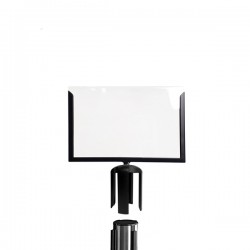 Porta avvisi IW-STOP53 formato A4 orizzontale per colonnina tendilinea 