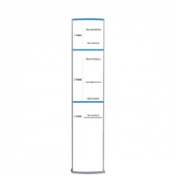 Totem bifacciale per interni 420×2000 IW-TIE003