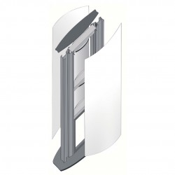 Totem bifacciale per interni 700×2000 IW-TIE004