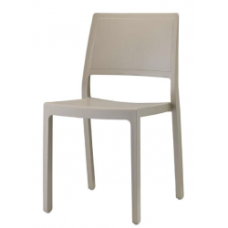 Sedia DM Kate Elegant da esterno ed interno per ristorazione food in polipropilene impilabile in vari colori cf 6 pz