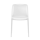 Sedia GRANDSOLEIL Velair per HO.RE.CA Food da interno ecologia colore bianco materiali riciclati e fibra di vetro elegante per ambienti interni esterni senza braccioli impilabile set da 4 pz
