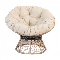 Poltrona outdoor GARDEN FRIEND Bora Borai polyrattan naturale dimensione 95x85x76 cm