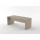 Scrivania Della Rovere linea Metrik gambe pannellata colore tortora 145x80x74h cm 