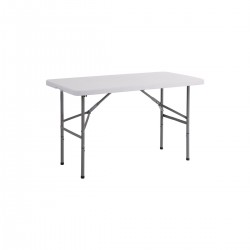 Tavolo Rettangolare con Piano e Gambe Pieghevoli mm 1220x610 IGO-SGRCZ122F