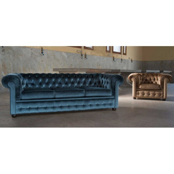 Poltrona divano 2 posti con materasso elegant contract 800 in pelle IGO-DMG/800/2P