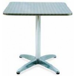Tavolo in acciaio e alluminio quadrato da Bar IGO-SG40390D
