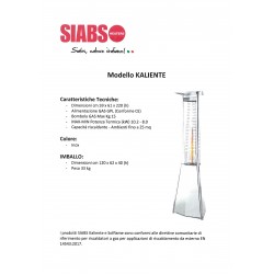 Stufa da esterni Kaliente inox a fungo IGO-SBS/KA3001
