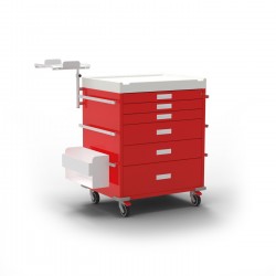 Carrello emergenza Freddy 2.0 SP-2.0 grande capacità maneggevole implementabile pratico 