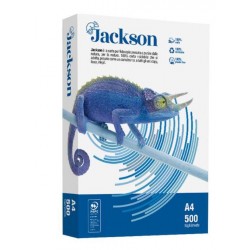 Carta per fotocopie PRONTO PAPER Jackson blu A4 bianca 70 gr/mq 100% riciclabile punto di bianco (CIE) 160 spessore 98 my risma 500 fogli cf bancale da 240 risme