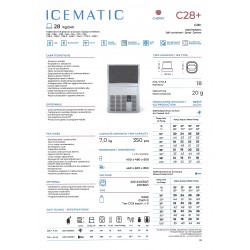 Fabbricatori di ghiaccio a spruzzo ICEMATIC C28 IGO-ICM/C28+