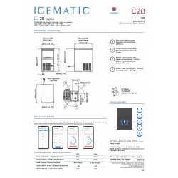 Fabbricatori di ghiaccio a spruzzo ICEMATIC C28 IGO-ICM/C28